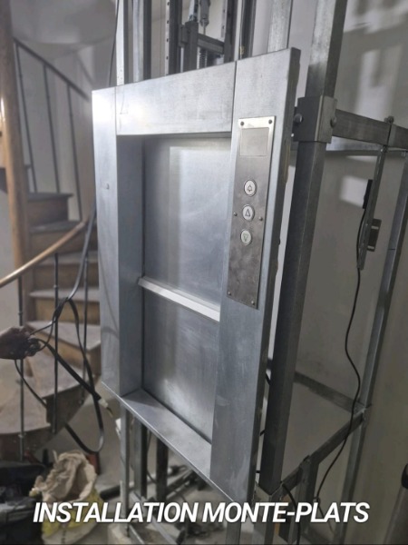 Installation de monte plat